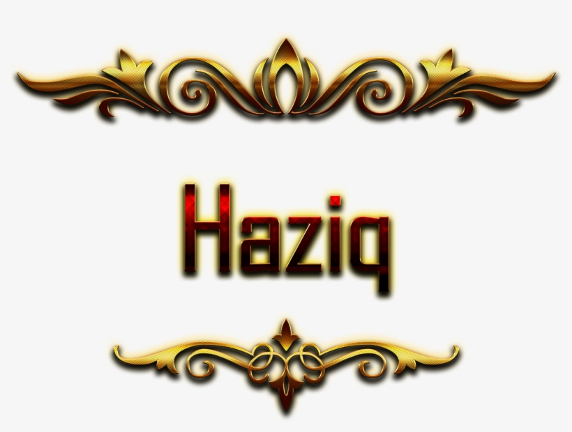 Haziq Decorative Name Png - Salman Name, transparent png