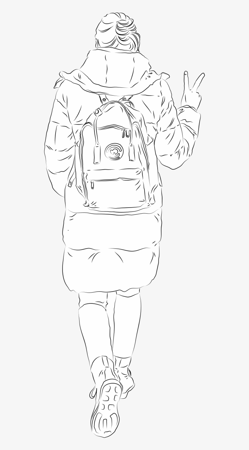 Walking - Illustration, transparent png