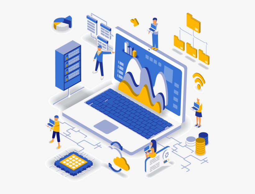 Somos Especialistas En Tecnologías Microsoft, Rpa, - Vector Image Of Data Analysis, transparent png
