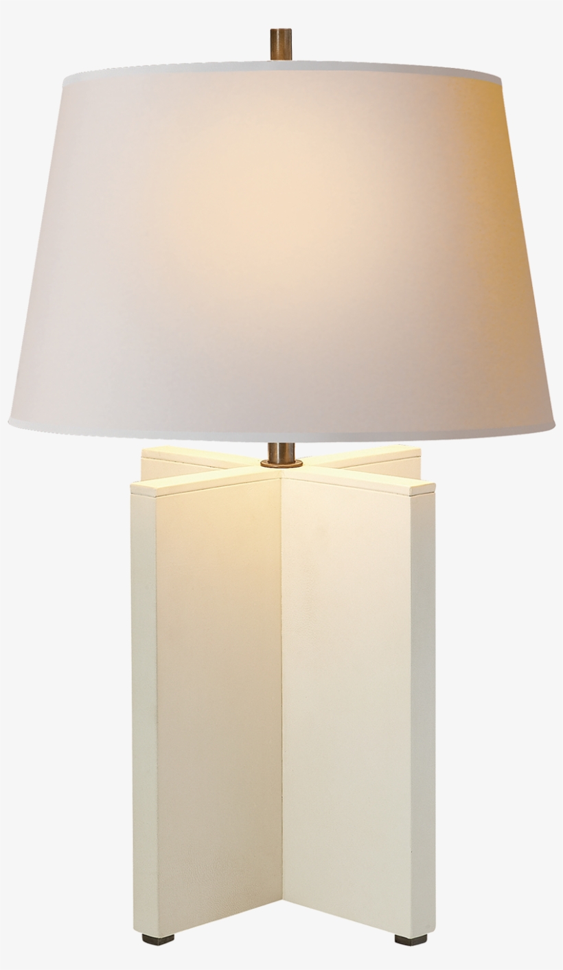 Cameron Table Lamp In Parchment And Bronze With Natural - Visual Comfort, transparent png