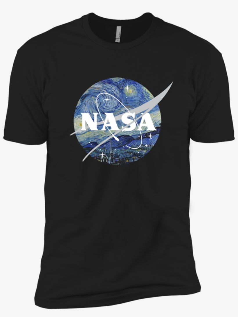 Nasa Starry Night Classic Chevron Logo Graphic T-shirt - Opengl T Shirt, transparent png