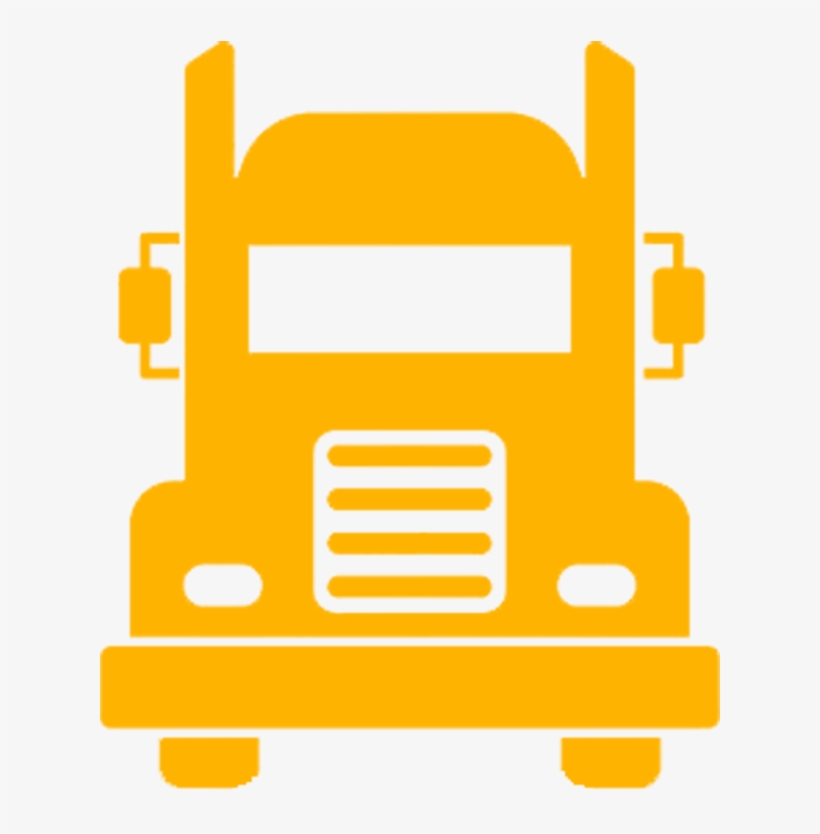 Delivery Services - Front Of Semi Truck Clipart, transparent png