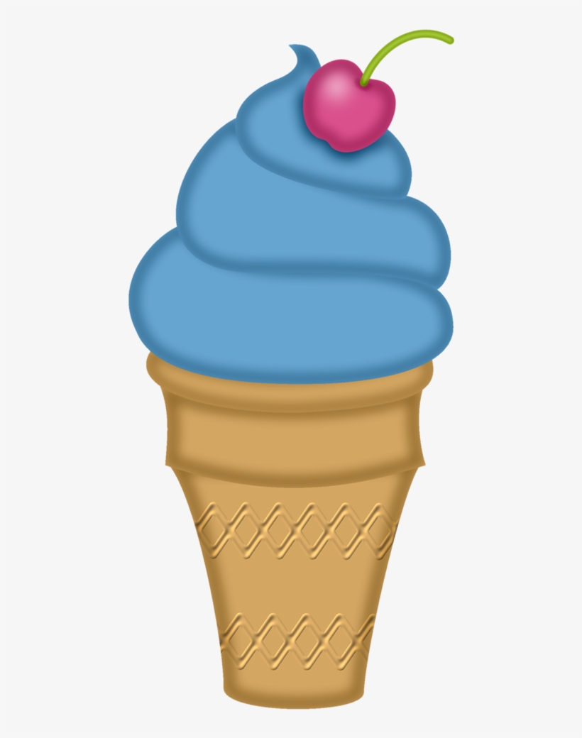 Ice Cream°• - ‿✿⁀ - Ice Cream Blue Clipart, transparent png