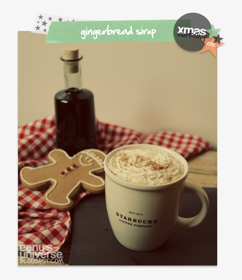 Gingerbread Syrup For White Choc Hot Chocolate Cups - White Coffee, transparent png