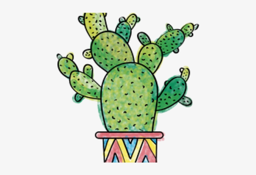 Cactus Clipart Man - Drawn Cactus, transparent png