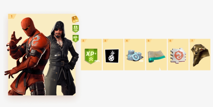 Fortnite Season 8 Battlepass, transparent png