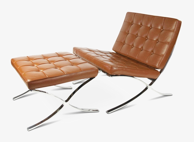 Barcelona Chair Transparent Background - Chaise Longue, transparent png