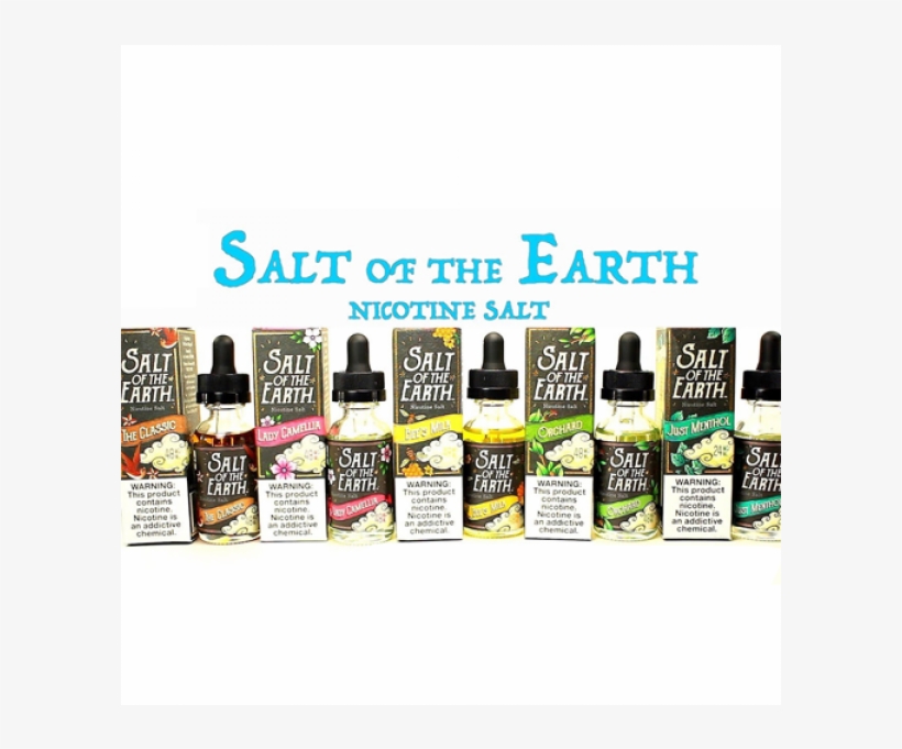 Salt Of The Earth E-liquid - Salt Of The Earth Salt Nic, transparent png