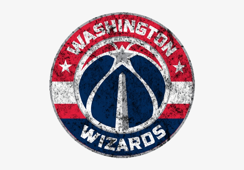 Washington Wizards 2014-pres Primary Logo Distressed - Nba Team Logo 2017, transparent png
