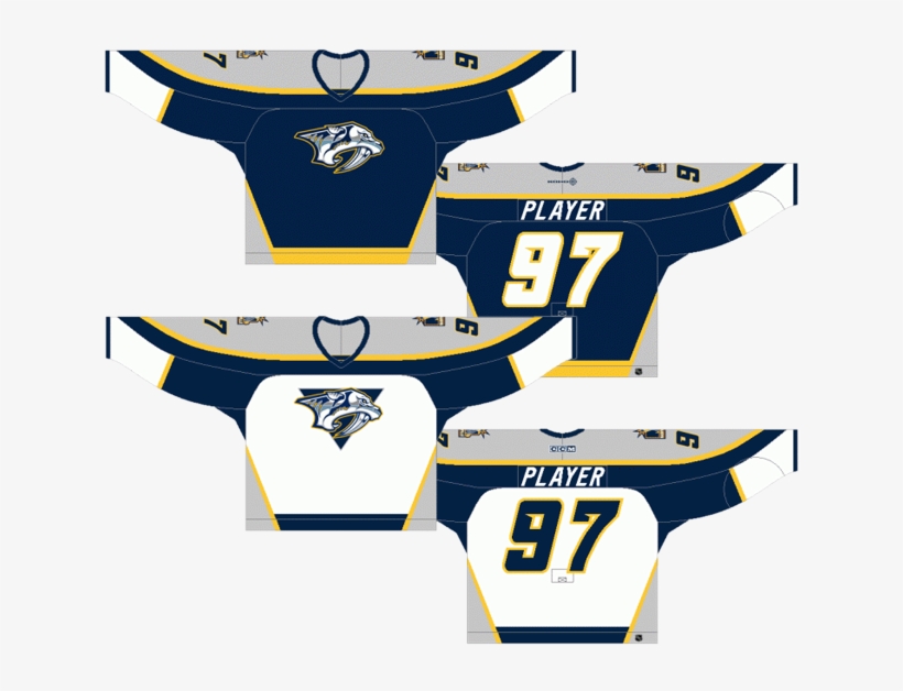 Nashville Predators Original Jersey, transparent png