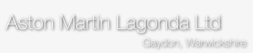 Roof Refurbishment For Aston Martin's Headquarters - Calligraphy, transparent png