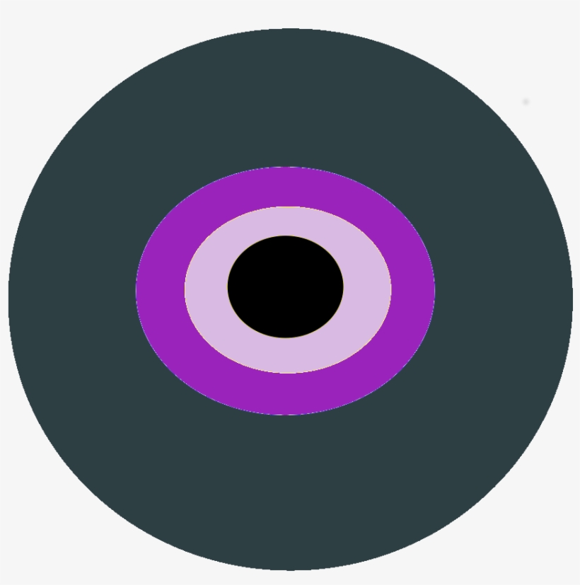 Evil Eye Purple - Circle, transparent png