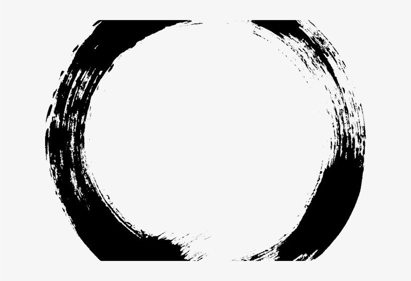 Circle Clipart Brush Stroke - Cirkel Png, transparent png