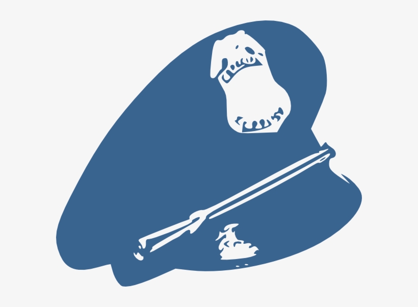 Cop Hat Police Blue Svg Clip Arts 600 X 522 Px, transparent png