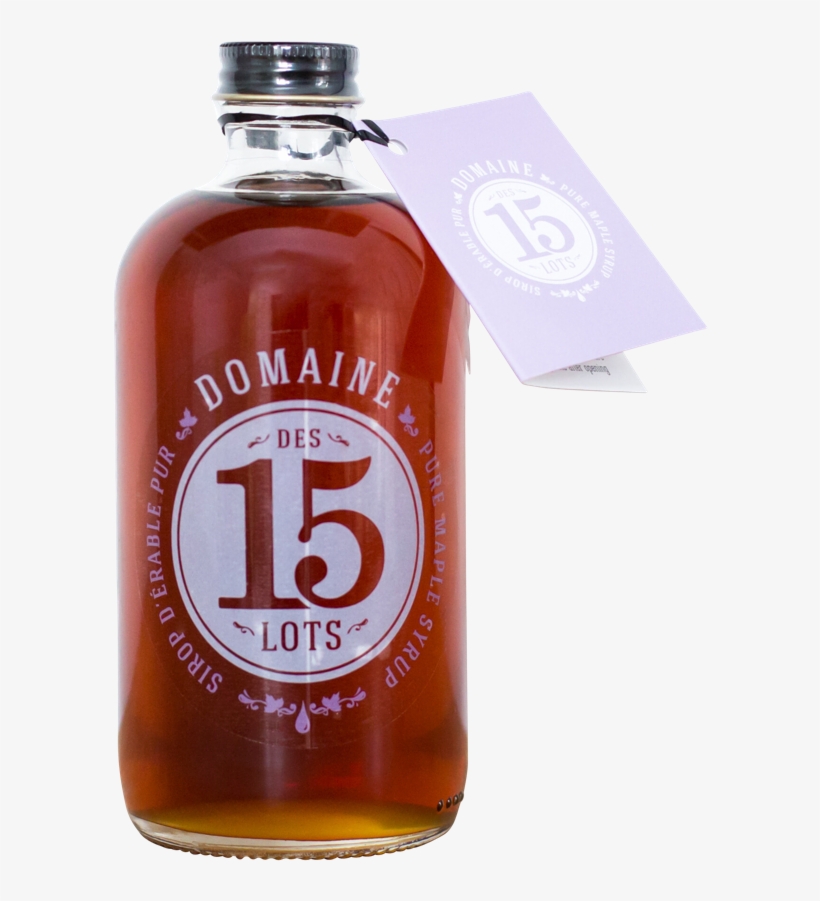 Dark Maple Syrup Domaine Des 15 Lots - Glass Bottle, transparent png