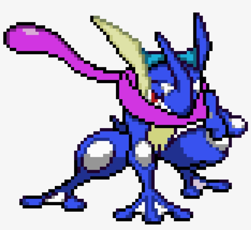 Greninja Ash Greninja Pixel Art 1170x1170 PNG Download PNGkit