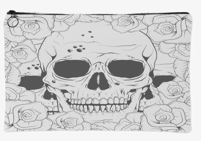 Color Yourself Series - Skull, transparent png