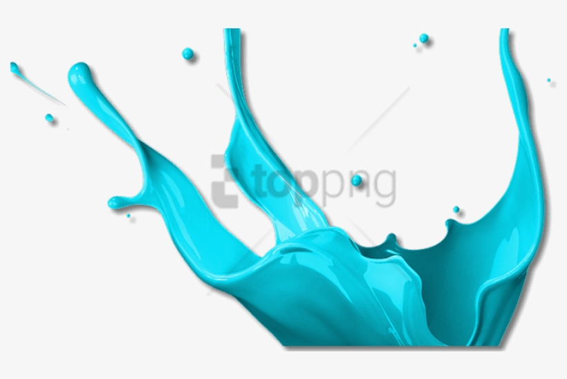 Free Png Download Blue Paint Splash Png Png Images - Paint Splash, transparent png