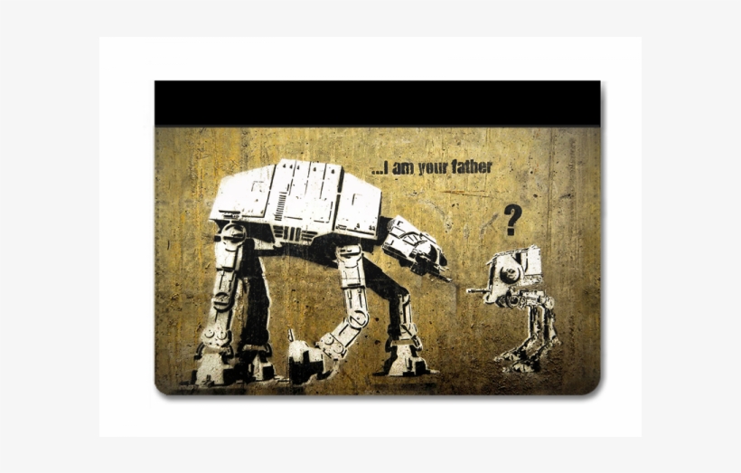 Leather Ipad Banksy 04 - Banksy Art Star Wars, transparent png