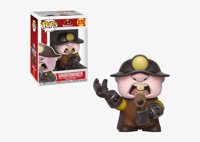 The Underminer Pop Vinyl Figure - Funko Pop Underminer, transparent png