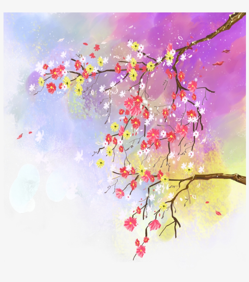 Mq Sticker - Flower Poster Paint, transparent png