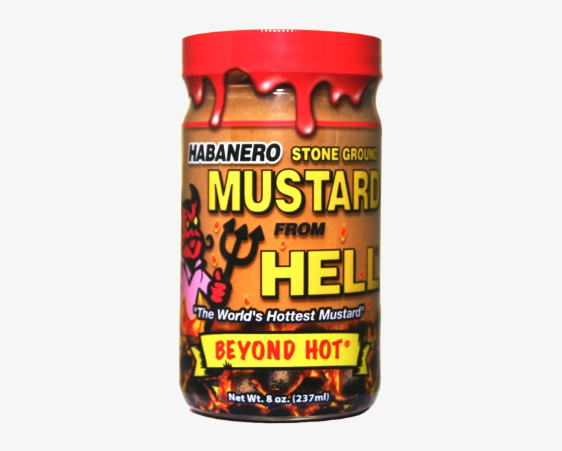 Habanero Stone Ground Mustard From Hell $5 - Natural Foods, transparent png