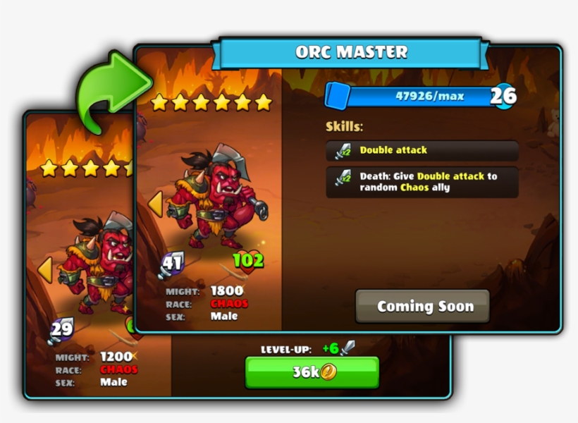 Level 16 Orc Master Mighty Party, transparent png