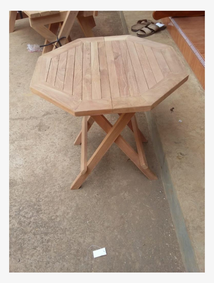 Hexagonal Picnic Table - End Table, transparent png