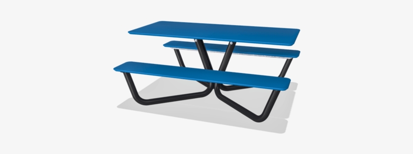Agora Picnic Mini Blue Hpl Benchtable Set - Picnic Table, transparent png