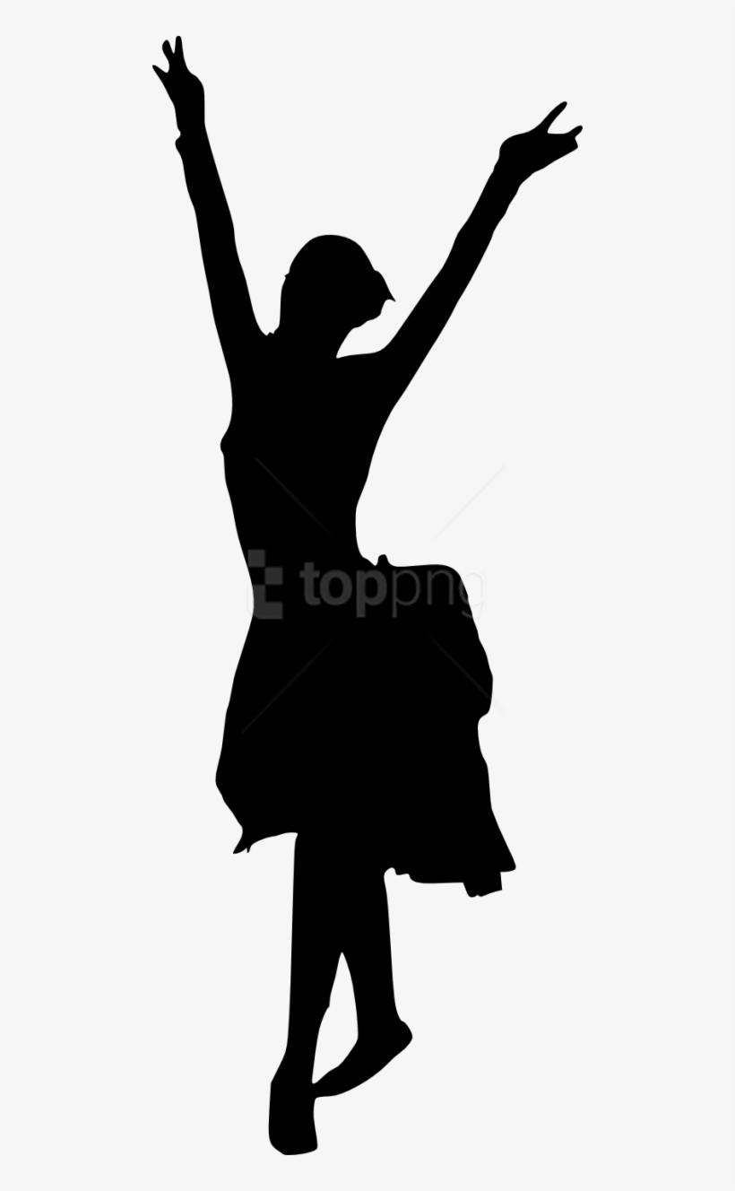 Ballerina Silhouette Png - Silhouette, transparent png
