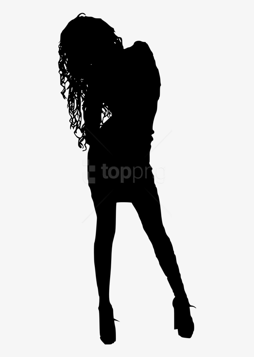 Free Png Woman Silhouette Png - Woman Silhouette Vector Png, transparent png