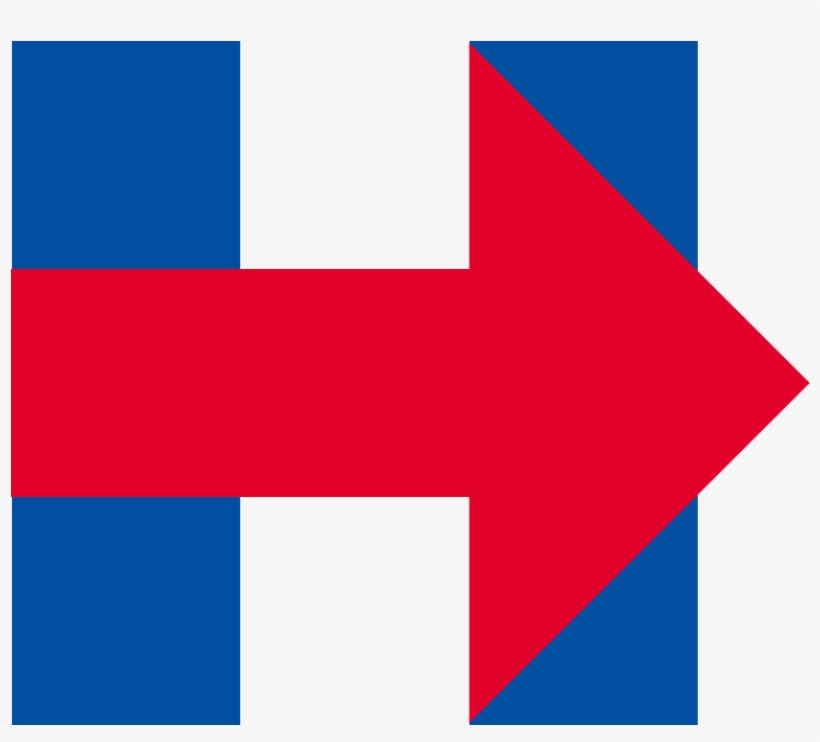 Hillary Clinton's Logo Has A Subliminal Message - I M With Stupid Hillary, transparent png