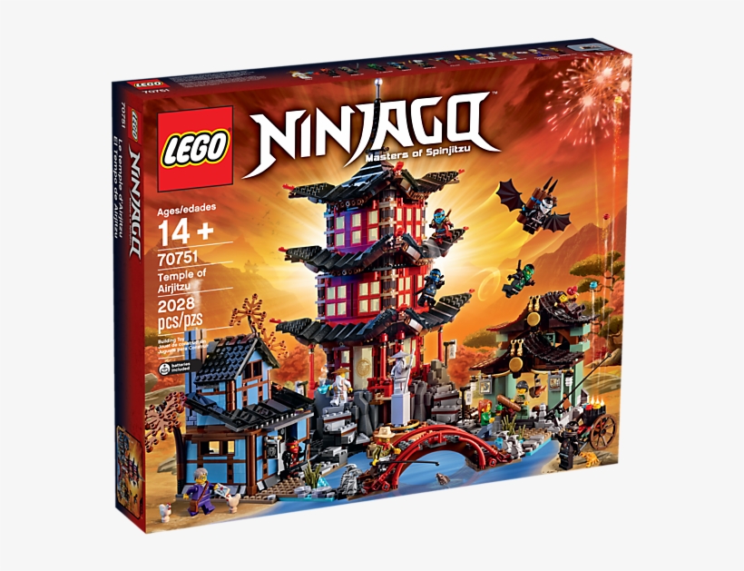 Lego Ninjago Temple Of Airjitzu - Lego 70751, transparent png
