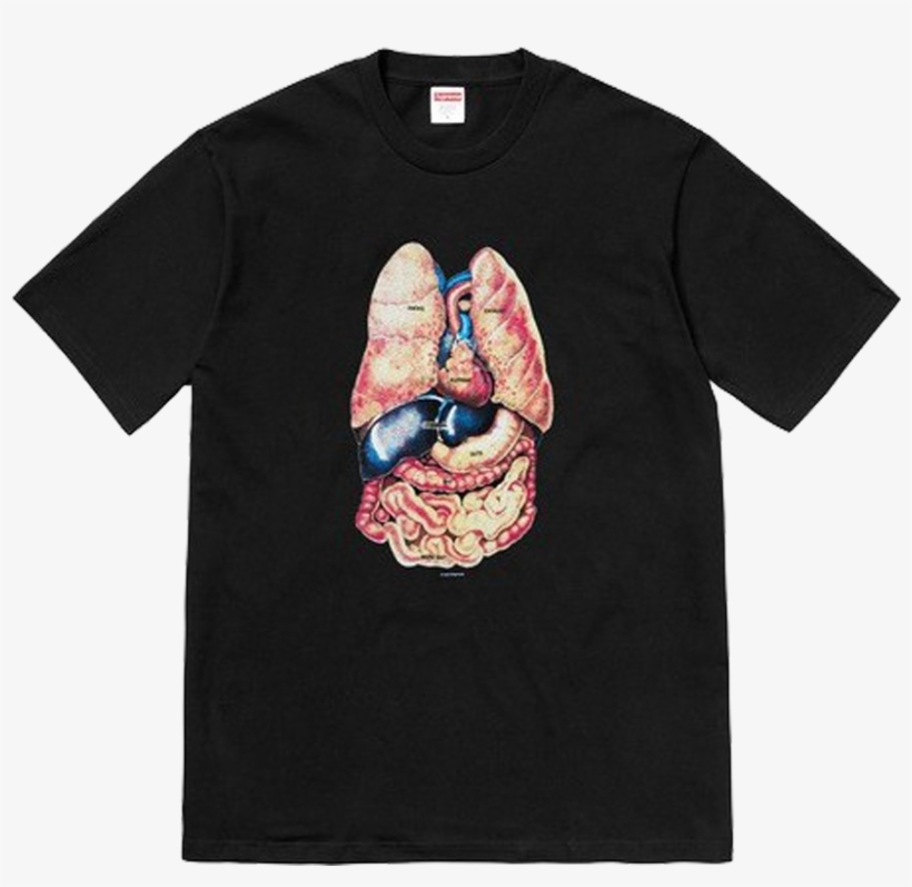 Supreme Guts Tee Black - Supreme Guts Tee, transparent png