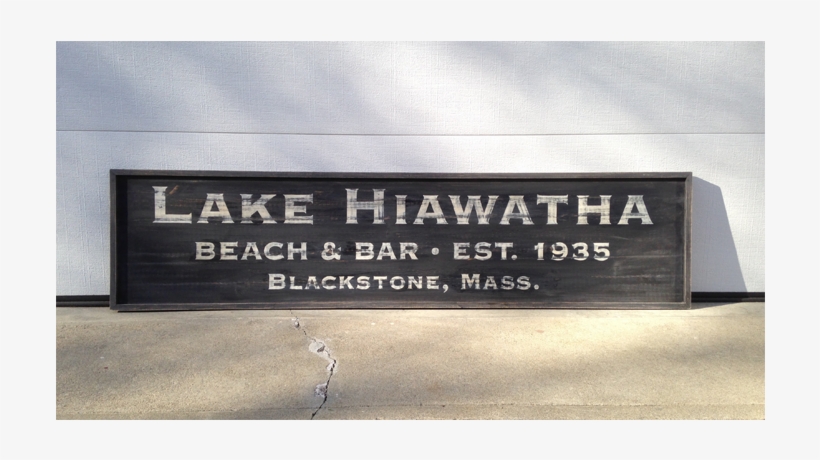 Lake Hiawatha Size - Signage, transparent png