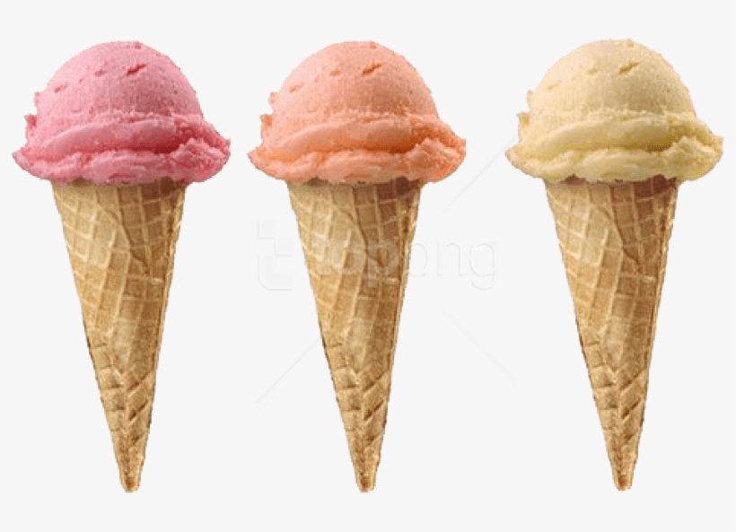 Free Png Download Ice Cream Cone Png Images Background - Pink Ice Cream Cone Png, transparent png