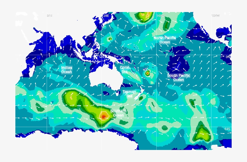 Wave Tracker - World Map, transparent png
