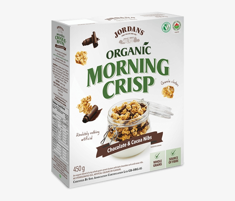 Organic Chocolate & Cocoa Nibs See Product - Jordans, transparent png