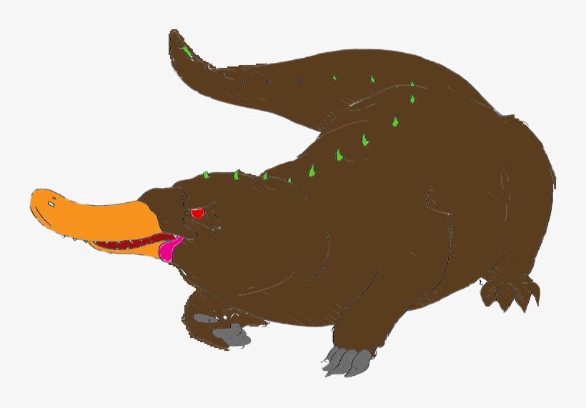 The Platypus Ghoul - Hippopotamus, transparent png
