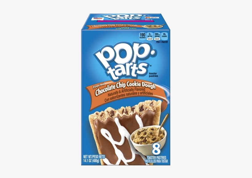 Chocolate Chip Cookie Dough Pop Tarts, transparent png