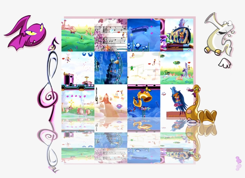 Rayman Origins Mod Compilation - Cartoon, transparent png