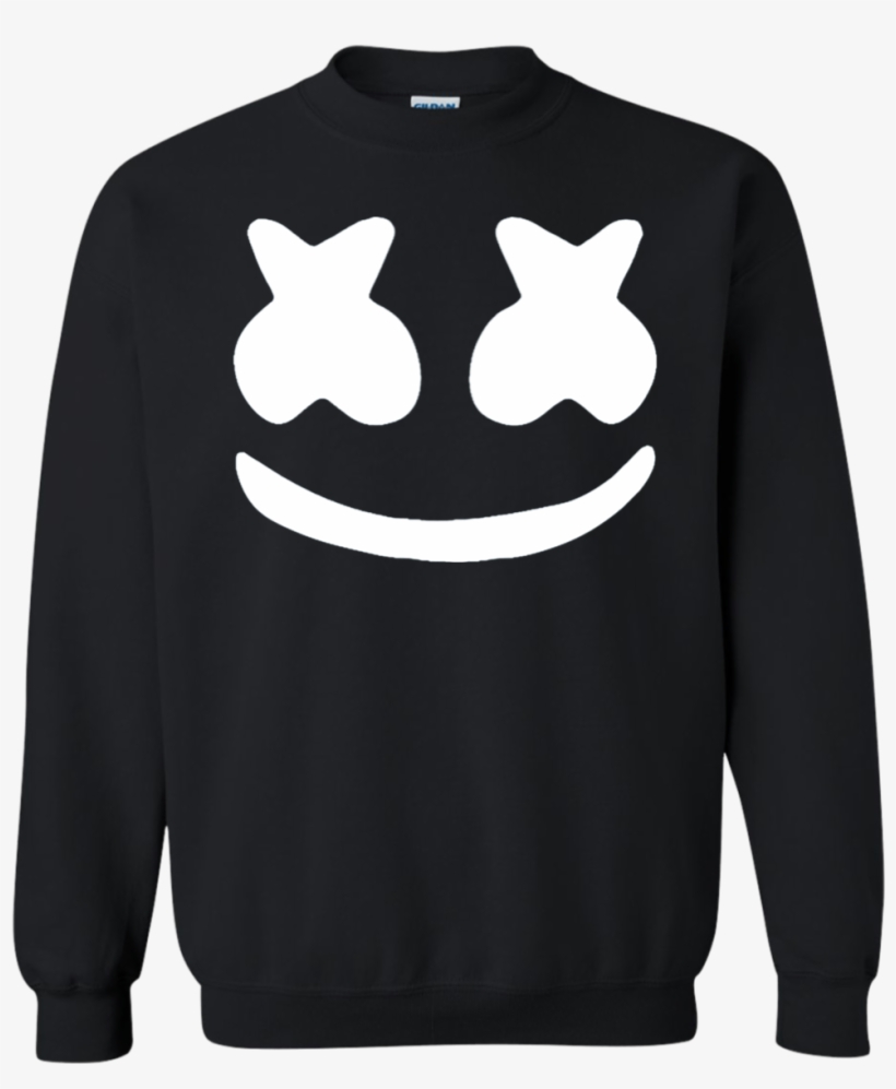 Marshmello Sweatshirt - Black - Shipping Worldwide - Sweatshirt, transparent png