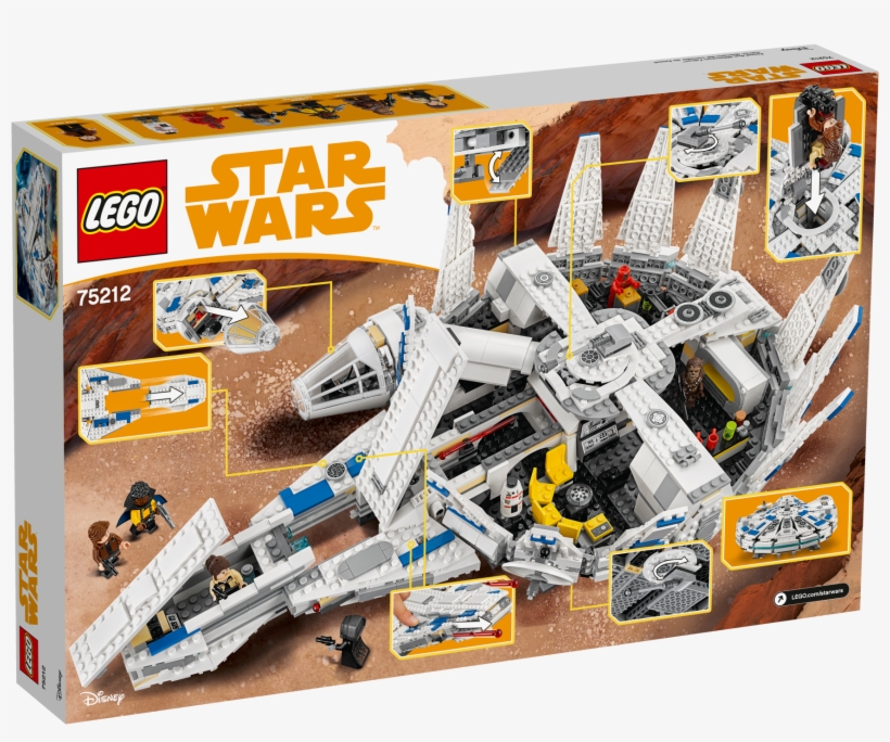 Lego Kessel Run Millenium Falcon - Lego Star Wars Solo Millennium Falcon, transparent png