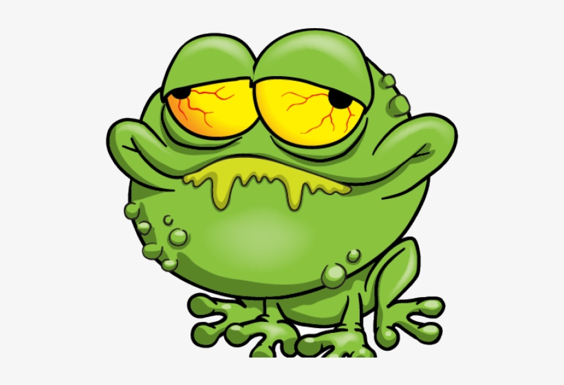 Ugly Frog Cliparts - Ugly Frog Cartoon, transparent png