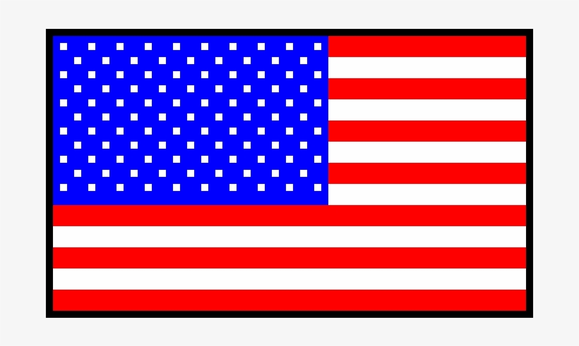 American Flag - Usa Flag Black Border, transparent png