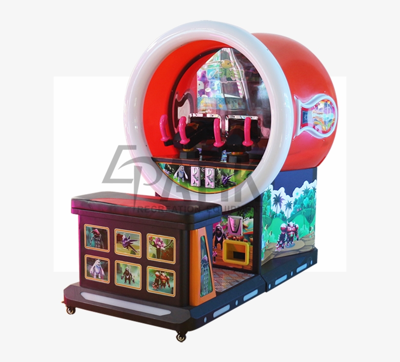 Indoor Ball Shooting Arcade Game Machines - Playset, transparent png