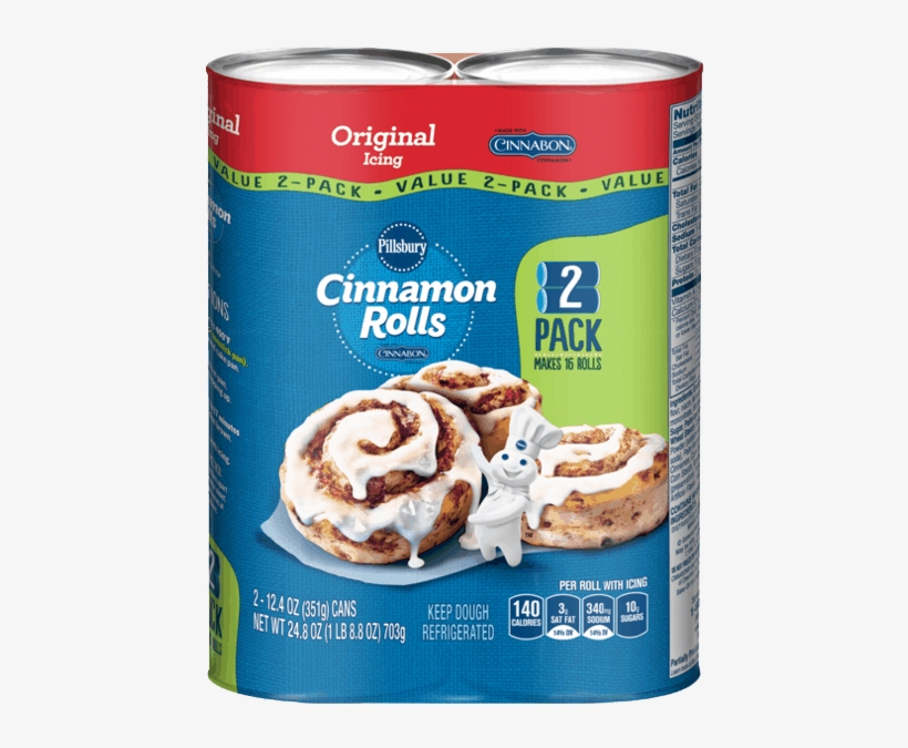 50 For Pillsbury™ Cinnamon Rolls - Cinnamon Rolls In A Pack, transparent png