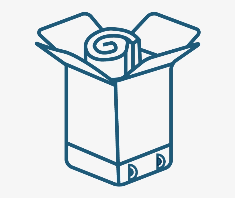 Skyler Mattress Box Icon White - Mattress In A Box Icon, transparent png