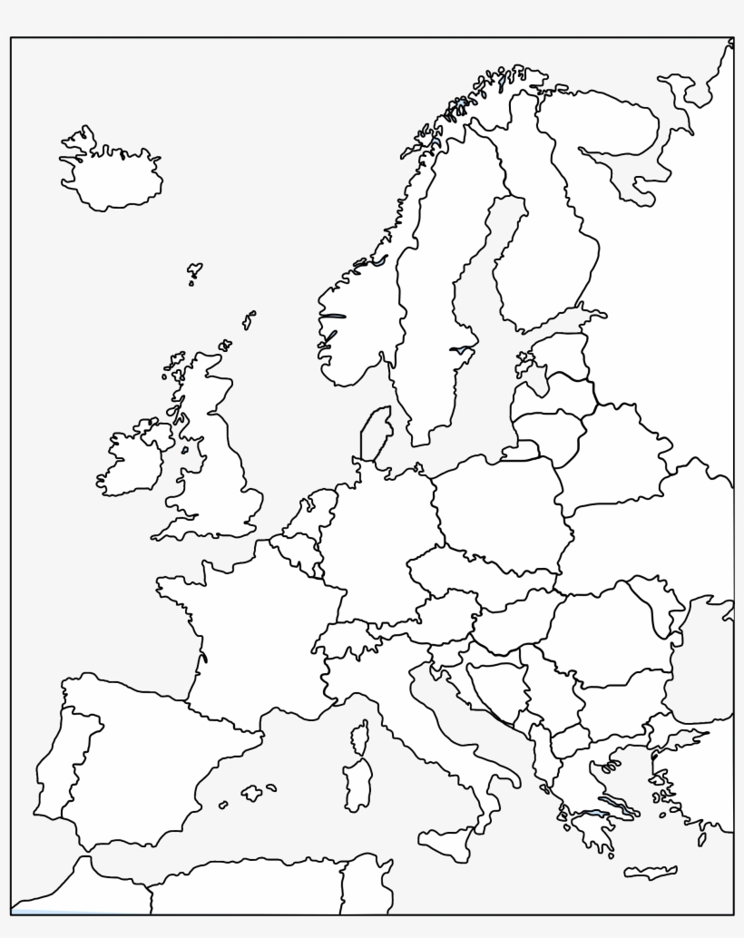 Blank Map - Map Of Roman Air Bases, transparent png