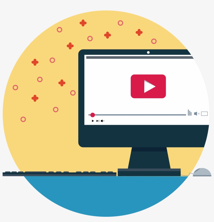 Computer Icon Watching Transprent Png Free Download - Watching Videos Png, transparent png